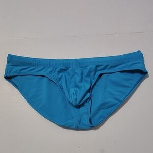 Rick Majors Low Rise Swim Men's Brief Turquoise Sz M -  32-34